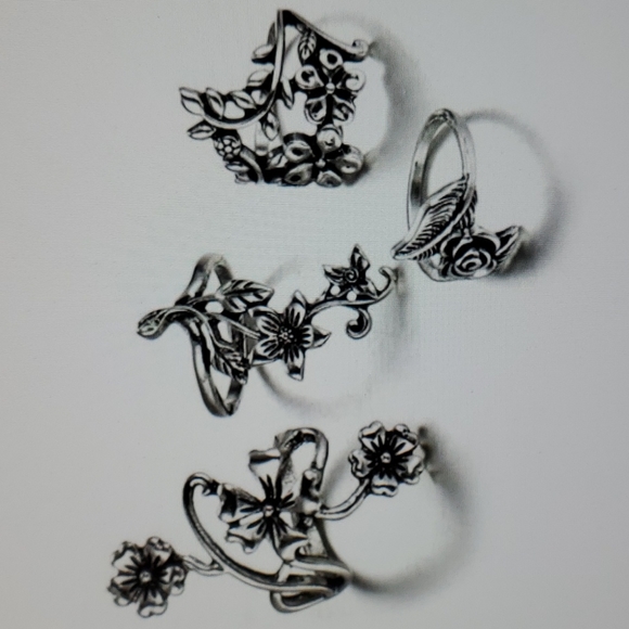 Boho flower rings - Picture 4 of 5